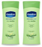 Vaseline 2 x Aloe Soothe Bodylotion - 200 ml - Voordeelverpakking - 2 stuks