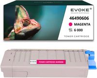 Evoke Magenta Printer Cartridge for OKI C532, 6000 Pages, 46490606