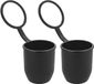 Allecto Premium - Set de 2 capots de protection pour crochet d'attelage