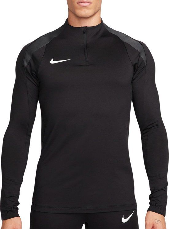 Nike Dri-FIT Strike Trainingssweater Heren - Zwart - Maat L