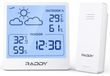 Merkloos Weerstation draadloos - Binnen- en buitenthermometer - Hygrometer - 5 inch display - Wit