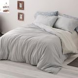 Burrito Blanco Velvelina, dekbedovertrekken, 180 cm (+ beschikbare maten), design 005, grijs (180 x 190/200 cm)
