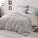 Burrito Blanco Velvelina, dekbedovertrekken, 180 cm (+ beschikbare maten), design 005, grijs (180 x 190/200 cm)