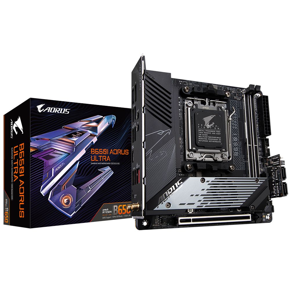 GIGABYTE B650I AORUS ULTRA - Mini ITX - AMD B650 - Socket AM5 - DDR5