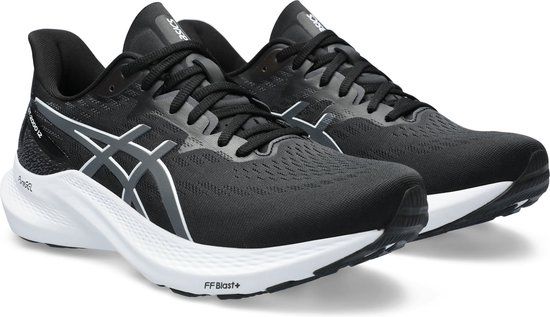 ASICS GT-2000 12 Heren Hardloopschoenen - Maat 45 - Zwart/Grijs/Wit