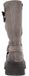 Gabor Enkellaarsjes Dames Blokhak Ritssluiting Rond 8 cm en hoger Textiel Rubber Grijs