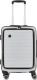 Cocoono Madrid 55 cm Cabinewagen met laptopvak, TSA-slot, 4 wielen, harde bagage, grijs