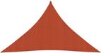 vidaXL Zonnezeil Terracotta HDPE 5x5x6 m