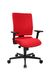 Topstar Syncro Clean Draaistoel met antibacteriële stoffen bekleding en in hoogte verstelbare armleuningen, rood
