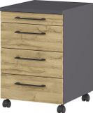 Germania Rolkast GW-Profi 2.0 Grafiet Grandson Eiken 42x49x61 cm