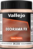 Vallejo Modelbouwdecoratie - 26222 Water Textures 222 - Bruin Water - 200ml Effecten potje