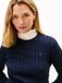 Tommy Hilfiger Dames Gebreide Trui Katoen XXS
