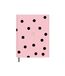 Kalender Papertrac Kalender 2022 2023 - Black Dots - Tag Pagina - Grootte A5-14,5 x 21,2 cm - Taal: Spaans-Engels - incl. registratieband