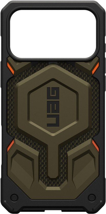 Urban Armor Gear Monarch Pro hoes voor iPhone 17 Pro Max - Zwart, Groen