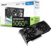 PNY GEFORCE RTX™ 5060 Ti 16GB Overklokt Dubbele Ventilator DLSS 4