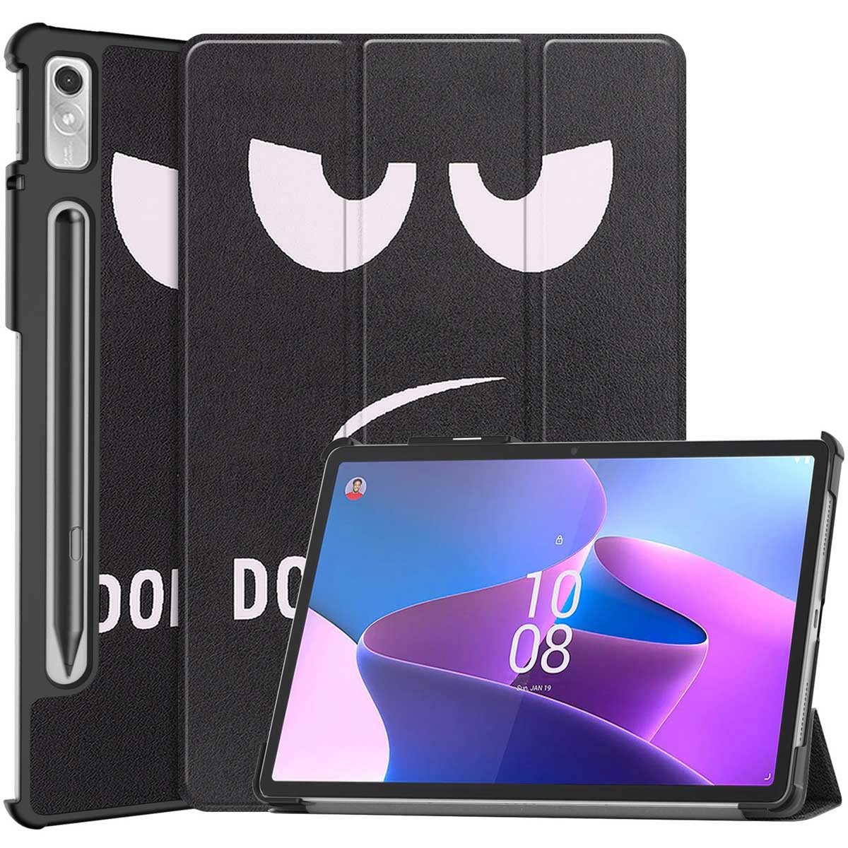 imoshion Design Trifold Bookcase Lenovo Tab P11 Pro (2nd gen) tablethoes - Don't touch