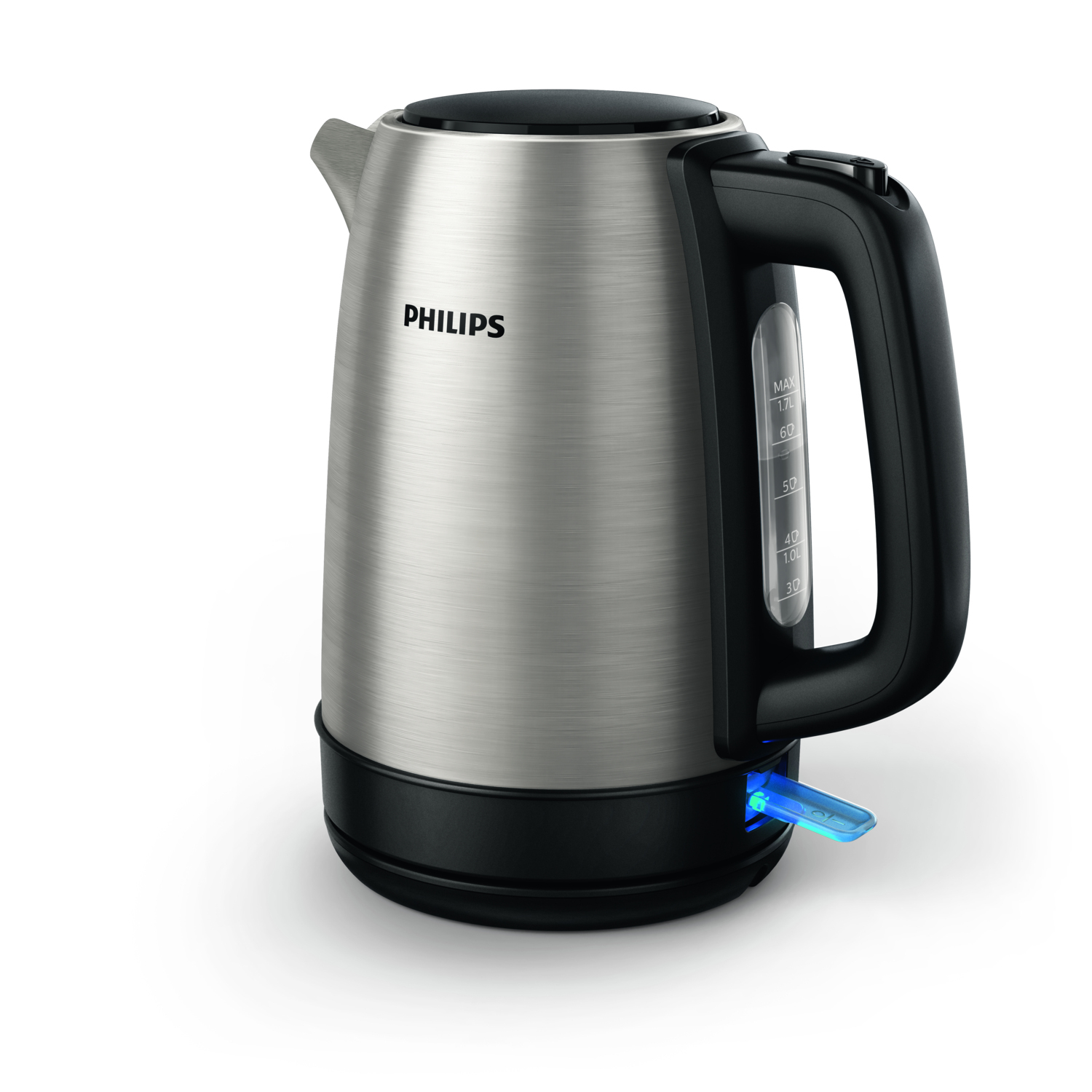 Philips Daily Collection HD9350/90 Waterkoker metaal-veermechanisme, indicatielamp