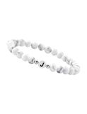 Parelarmband good.designs Parelarmband van howlietstenen met de letter J