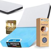 Arensberger SARA matras 120 x 200 cm - Gel-Schuim Matras – NANOCELL® Gel-Schuim H3 Hardheid – Ademend – Afneembare Hoes 240 g/m² – Wasbaar tot 60 °C – Oprolbare Comfortmatras - Matras 120cm x 200cm x 16cm