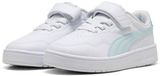 Puma Court Lally AC+ PS Kinderen Lage Sneakers - Maat 29 - Wit/Lichtblauw