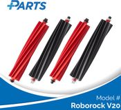 Roborock V20 Brosse (4 Pièces, Plus.Parts® alternative pour 8.02.0322)