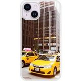 iPhone 14 NY Taxi Bedrukt Siliconen Hoesje