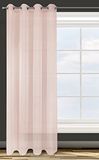 Design91 Gladde transparante 8 oogjes zachte gordijnen gordijnen gordijnen moderne eenvoudige slaapkamer kinderkamer woonkamer, roze, 140x250cm