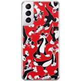 ERT GROUP mobiel telefoonhoesje voor Samsung S21 PLUS Looney Tunes Sylvester 006