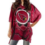 NFL Littlearth NFL Caftan dames transparant met bloemenpatroon - stranddeken, Eén maat, geschikt voor de meeste fans, teamkleur