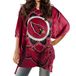 NFL Littlearth NFL Caftan dames transparant met bloemenpatroon - stranddeken, Eén maat, geschikt voor de meeste fans, teamkleur