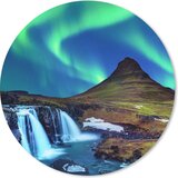 MousePadParadise Ronde Muismat - Noorderlicht - 50x50 cm