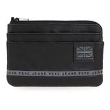 Pepe Jeans Tape portemonnee met kaartvak, zwart