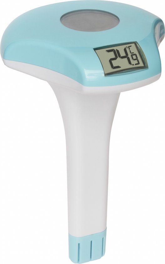 TFA Dostmann Digitale zwembadthermometer, 30.2033.20, wit-turquoise