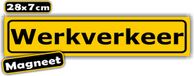 JERMA allerhandestickers JERMA - Werkverkeer - magneetbord - embleem - 28 x 6 cm - weerbestendig - Krasbestendig