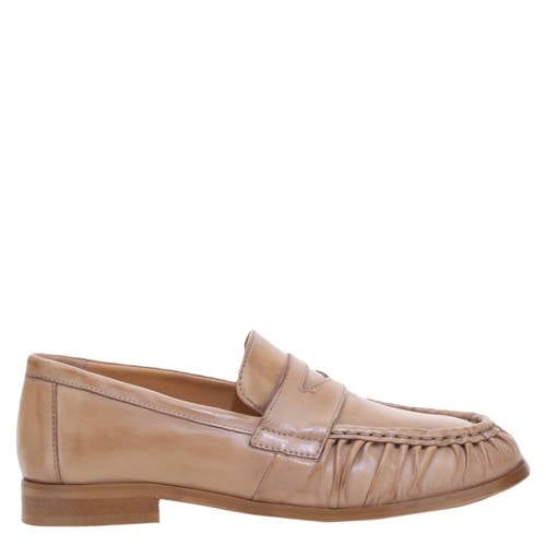 Mjus leren loafers lichtbruin