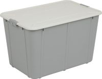 BranQ Velur Opslagcontainer met deksel 60L Lichtgrijs