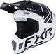 FXR Clutch Comp Motorcross helm - Wit/zwart - Maat S