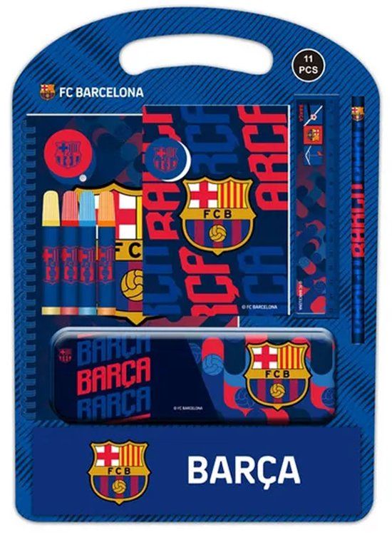 Safta Fc Barcelona Home Kit 25/26 Schrijfwarenset Blauw Kinderen