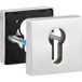 Häfele rosace de protection en acier inoxydable carrée 11 mm