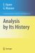Analysis Springer Analysis by Its History Paperback