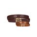 JOSH V Dorissa riem camel/donkerrood