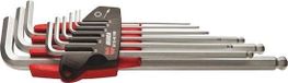 Würth Haakse schroevendraaier assortiment 9-delig met kogelkop zeskant inbus levenslange zebra kwaliteit