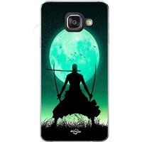 Maniacase Samsung Galaxy A5 2016 hoesje Roronoa Zoro Driedubbel Volle Maan Zwaard
