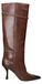 Black B Bottes pour femme en cuir véritable avec bride et talon aiguille