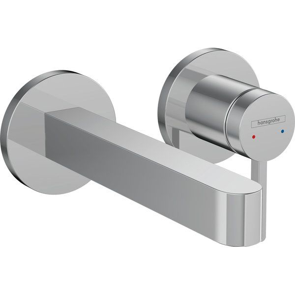 Hansgrohe Finoris wastafelkraan 165mm met plug chroom 76051000