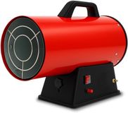 EBERTH Chauffage à gaz 30kW Chauffage au gaz 230V Allumage Tuyau et détendeur