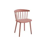 Leitmotiv Stoel Viejo - Donkerrood - 57x44x75cm - Set van 4