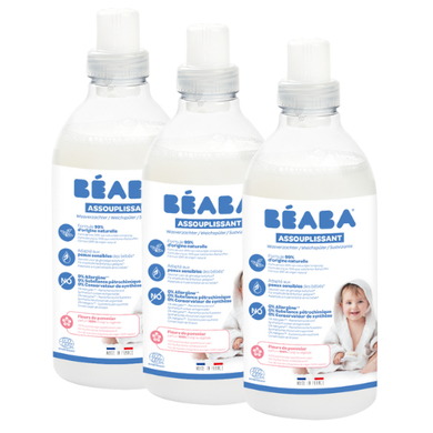 Beaba BEABA ® Wasverzachter Set van 3 - Appelbloesemgeur - 3 x 1L