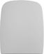 Gala G5132201 wc-bril met vaste deksel, collectie Street Square, finish wit