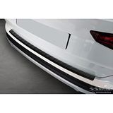 Matzwart RVS Achterbumperprotector passend voor Seat Ateca 2016-2020 & FL 2020- 'Ribs'